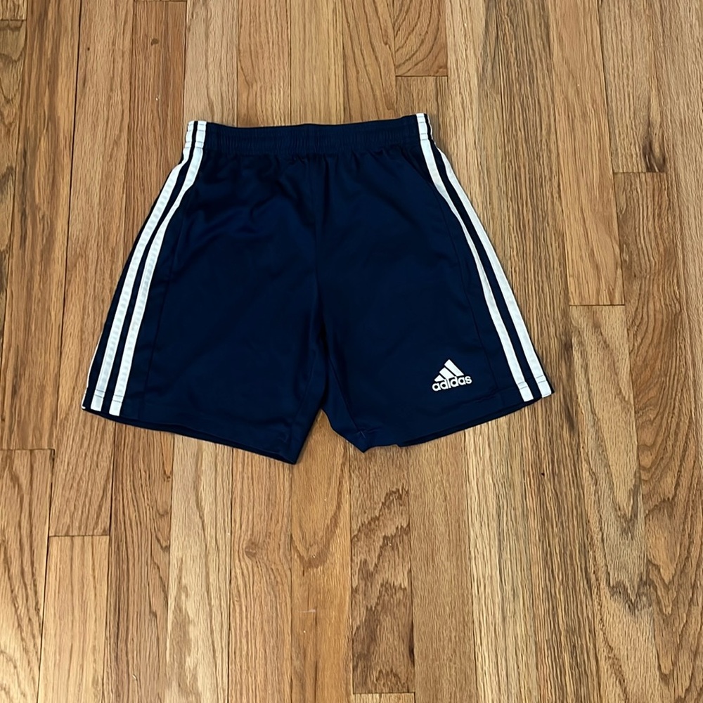 Adidas Boys Navy Blue Small Shorts